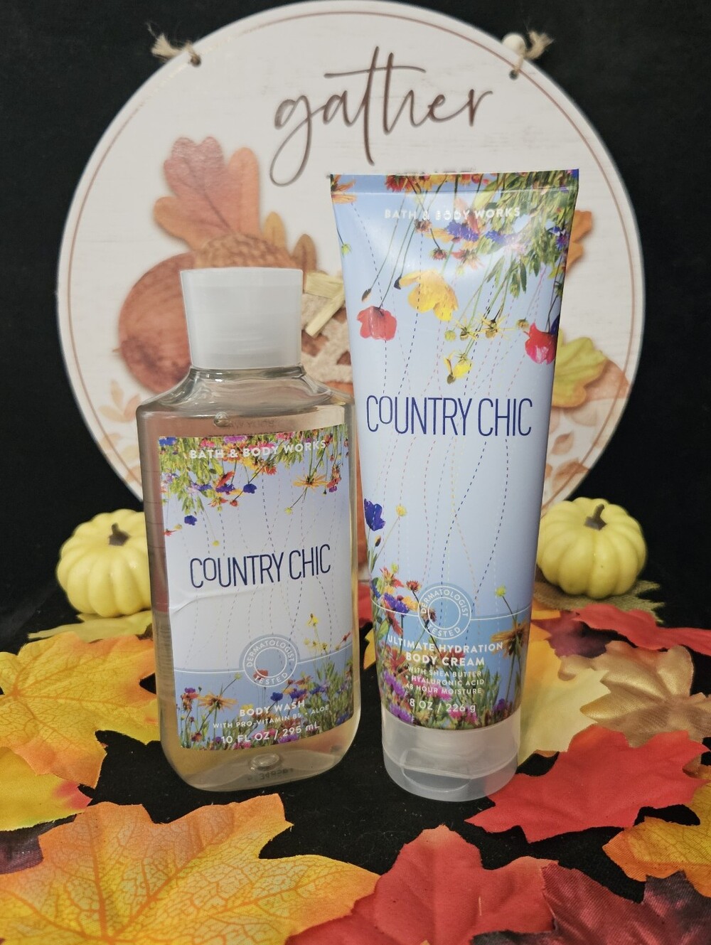 NWT Bath & Body Works Country Chic Body Care Bundle - Blue, Multi